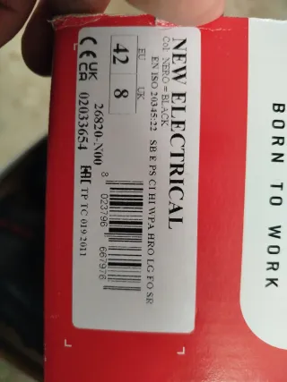 Botas RIESGO ELECTRICO nuevas