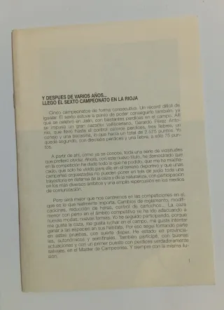 Así cazo - los secretos cinegéticos del campeón...