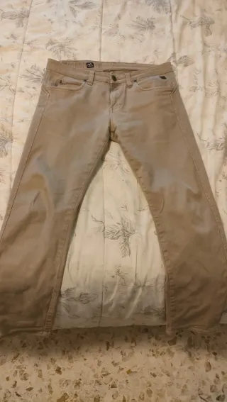 Pantaloni uomo beige