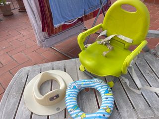 Trona portátil Chicco y orinal infantil