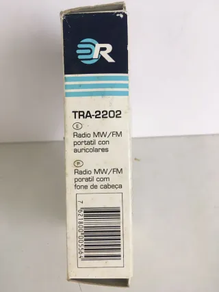 Roadstar original TRA-2202 Radio transistor nuevo