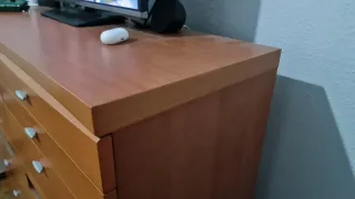 Cómoda de madera 8 cajones amplia