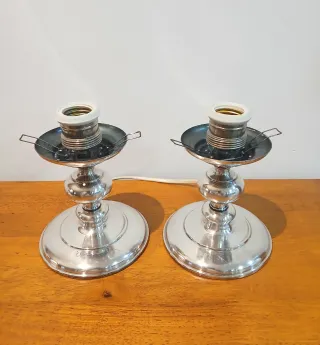 2 LÁMPARAS MESITA NOCHE. VINTAGE