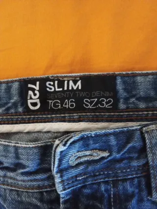 Jeans uomo 72D SLIM TG.46 SZ.32