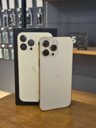 IPHONE 13 PRO MAX 128GB DORADO BATE. 100%