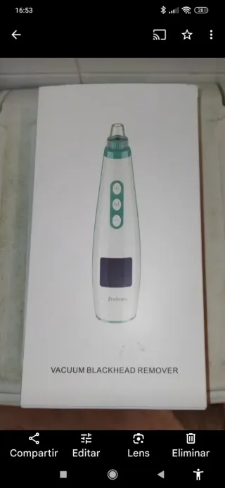 Aspirador Puntos Negros Frohmen Nuevo