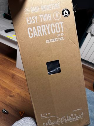 Capota negra capazo baby monster easy twin 4