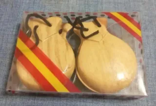 Castañuelas de madera