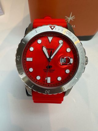 Reloj Fossil FB-01 Esfera Roja Nuevo