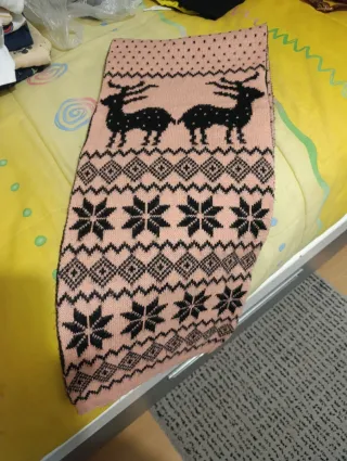 Bufanda SKY Cashmere azul y rosa