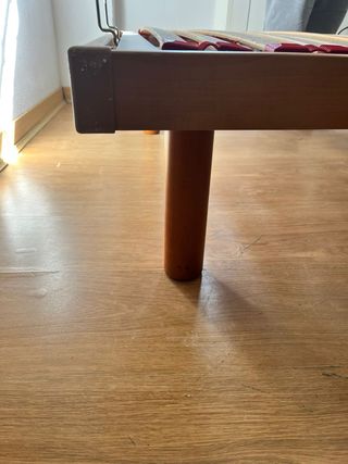 Cama articulada madera y metal + colchon