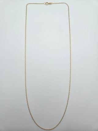 Cadena de Oro 18K, Bilbao Fina, 3,23gr, 55cm