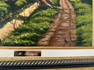 Cuadro pueblo al óleo – Marta Marugán (Barcelona