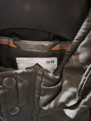 Anorak verde niño con capucha