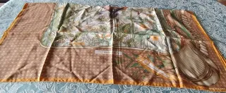 Foulard pura seta Tortora Made in Italy