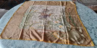 Foulard pura seta Tortora Made in Italy