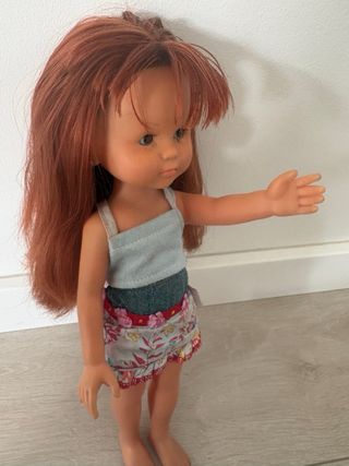 Muñeca antigua Nancy pelo rojo