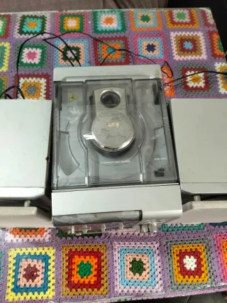 Minicadena Iek3i CD/Cassette/Radio Gris