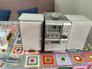 Minicadena Iek3i CD/Cassette/Radio Gris