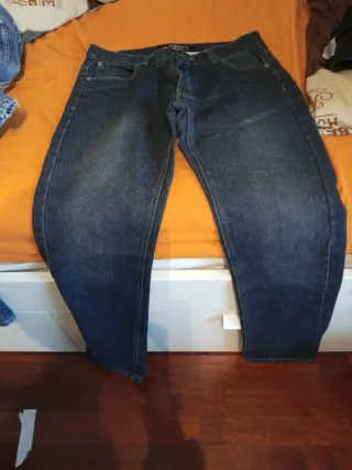 Jeans Uomo Straight TG46 SZ32 Blu