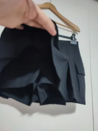 Falda pantalón negra