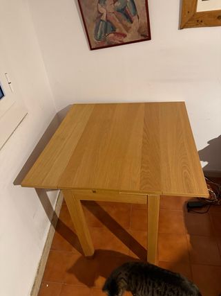 Mesa escritorio plegable madera