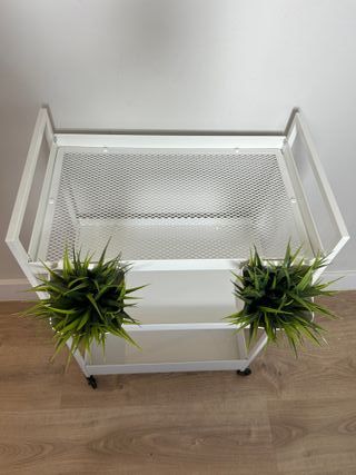 Carrito Auxiliar Móvil Blanco IKEA