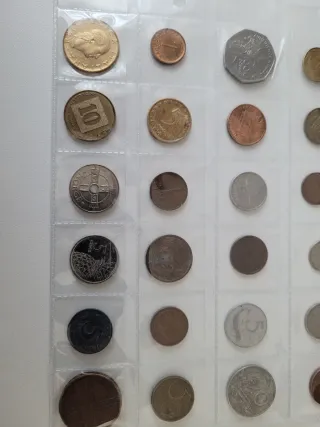 Colección monedas varios países + de 40