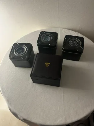 Reloj Frederic Mecánico Esqueleto Dorado Original