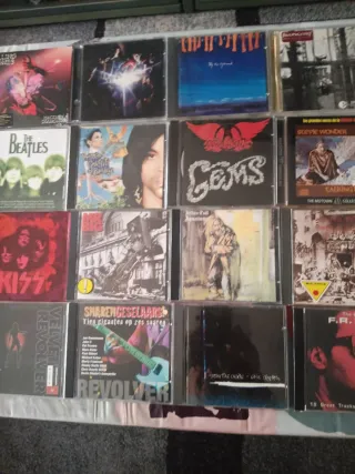 Lote 20 CD Rolling Stones,The Beatles,Kiss, MR.BIG