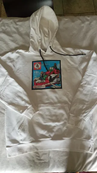 Felpa Resell Apparel Bianca Tg. L