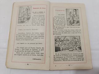 Lote 3 Libros Antiguos Catecismo y Devocionario