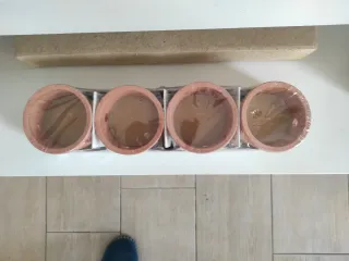 Set 4 Candele Terracotta Profumate
