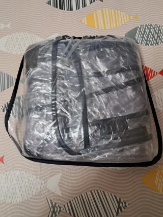 Silla de paseo doble rosa