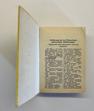 Vocabolario tascabile italiano tedesco