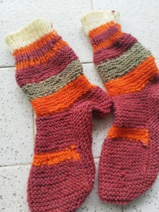 Calzini di lana fatti a mano