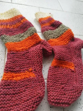 Calzini di lana fatti a mano