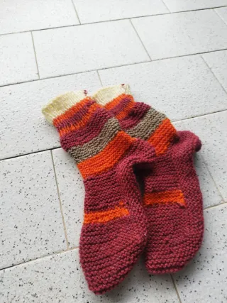 Calzini di lana fatti a mano