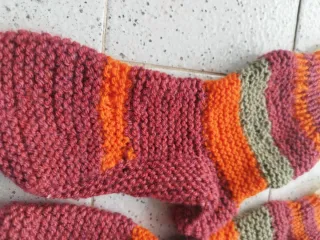 Calzini di lana fatti a mano