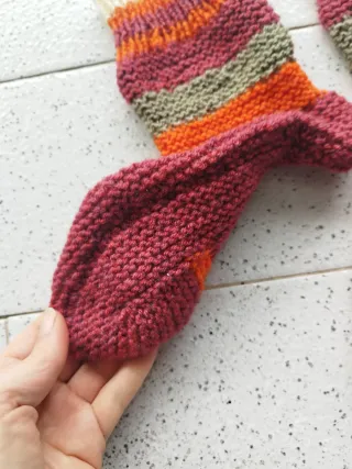 Calzini di lana fatti a mano