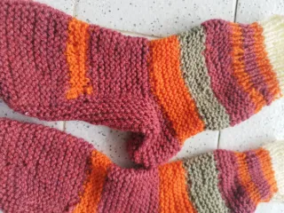 Calzini di lana fatti a mano