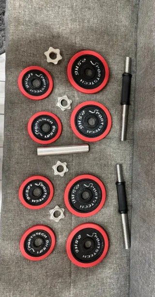 Manubri palestra regolabili