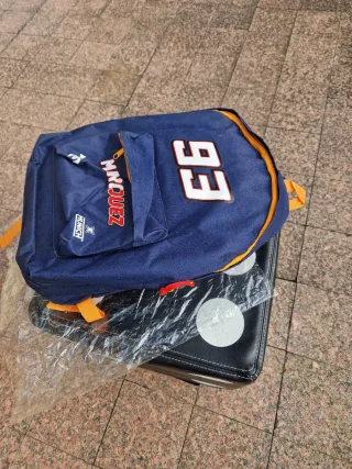 Mochila Marc Marquez 93 Munich Azul Naranja