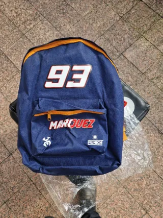 Mochila Marc Marquez 93 Munich Azul Naranja