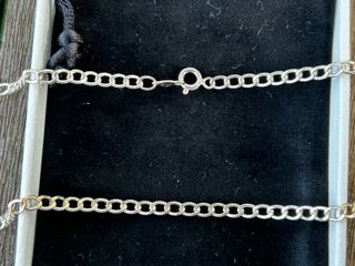 Cadena Plata Ley 925 - 50 cm, cadena gruesa.