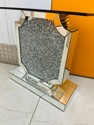 Mesita auxiliar negra mesa de madera mesa entrada