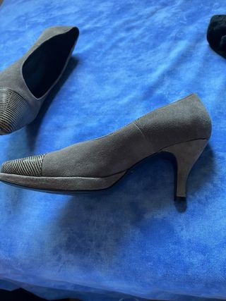Zapatos de tacón Farrutx grises talla 36