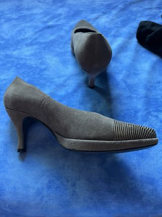 Zapatos de tacón Farrutx grises talla 36