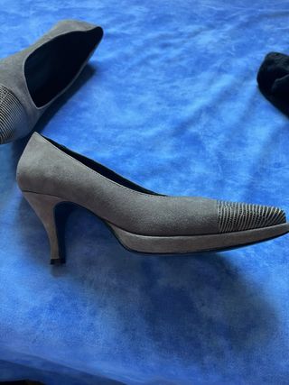 Zapatos de tacón Farrutx grises talla 36