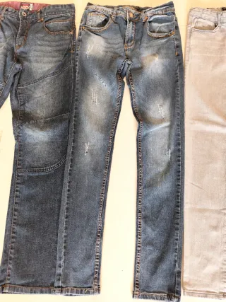 3 Calças de Ganga para Rapaz (13-14.anos/158cm)